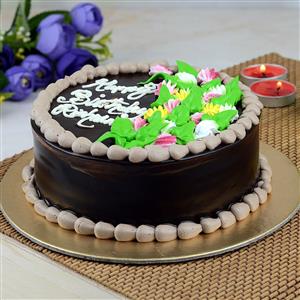 Happy Birthday Chocolate Cake - 1/2 Kg
