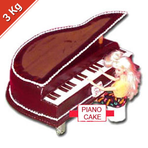 Fondant Piano Cake - 3 Kg