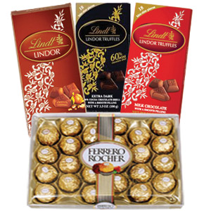 Delicious Lindt and Ferro Rocher Combination