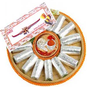Kaju Roll Thali