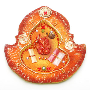 Traditional Rakhi Thali