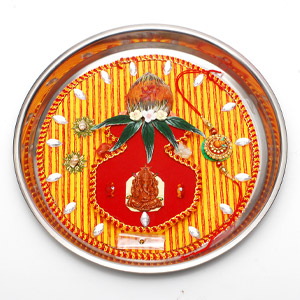 Elegant Rakhi Thali