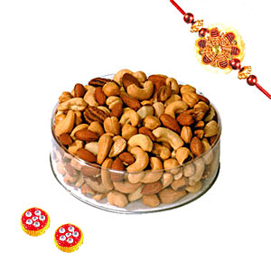 Assorted Dry Fruits 1 Kg with Rakhi