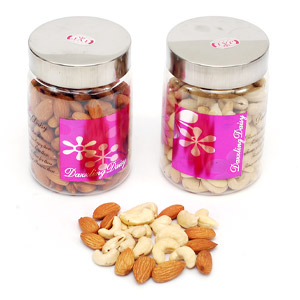 Jars with Dry Fruits