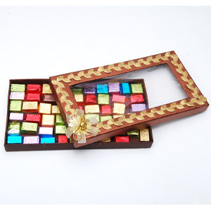 Box full of delicious chocolates