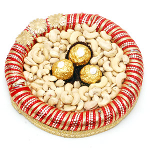 Kaju with Fererro Rocher