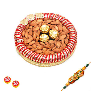 Almond with Chocolates with Rakhi