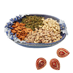 Crunchy & Crispy Dr Fruits with Diyas
