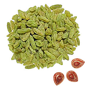 Green Raisin with Diyas