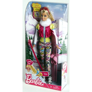 Skier Barbie Doll
