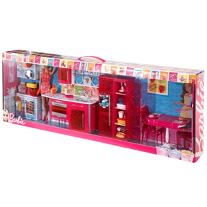 Barbie Kitchen and Dining Set