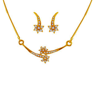 Visha CZ Pendant Set