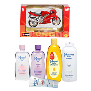 Johnson & Johnson & Bburago Motor Cycle