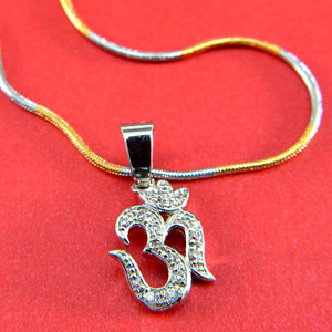 Sparkling Om Pendant