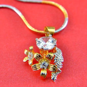 Unique Floral Pendant for Her