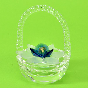 Crystal Basket Showpiece