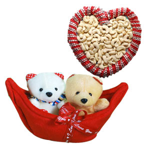 Cute Soft Toy with Cashews