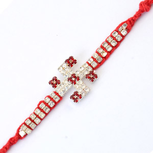 Bright Swastik Rakhi