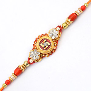 Swastik Meenakari Rakhi
