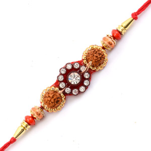 Two Rudraksh Rakhi