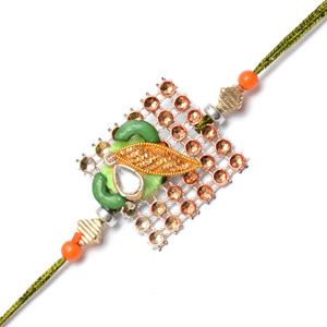 Delightful Flowery Rakhi