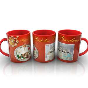 Beautiful Personalized Rakhi Mug