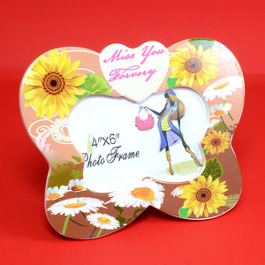 Bright Floral Prints Photo Frame