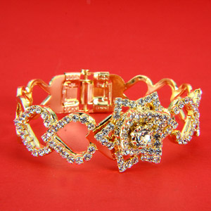 Bangle with Floral Design
