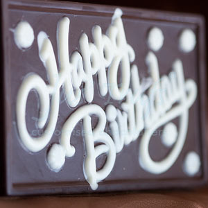 Wish Happy Birthday With Chocolate