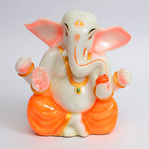 China Clay Dust Ganesha Idol