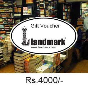 Landmark Gift Voucher Worth Rs 4000/-