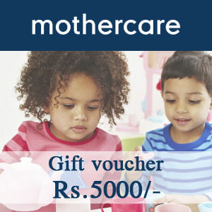 Mothercare Gift Voucher Worth Rs 5000/-