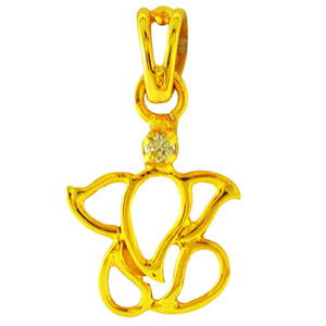 Precious Ganesh Diamond Pendant