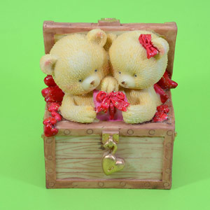 Teddies in Treasure Chest