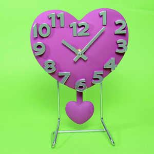 Heart Shaped Pendulum Clock