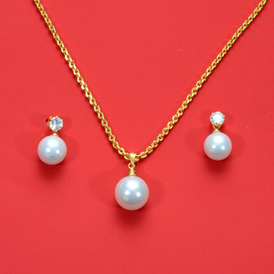 Artificial Pearl Jewellery Set