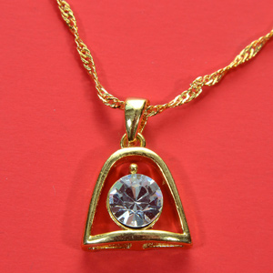 Priceless Bell Shaped Pendant