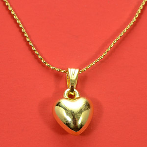 Golden Heart Neck Piece