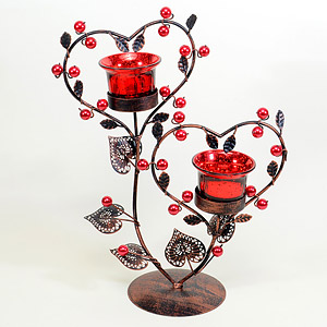 Floral Candle Stand
