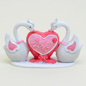 Cute Love Swans