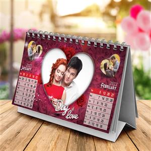 6 Sheet Desk Calendar - 01