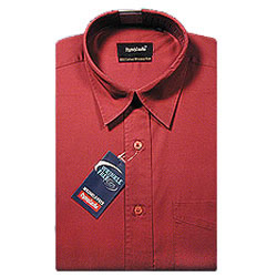 Wrinkle Free Shirt- Red