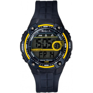 Sonata superfibre nd7949pp02j men's watches