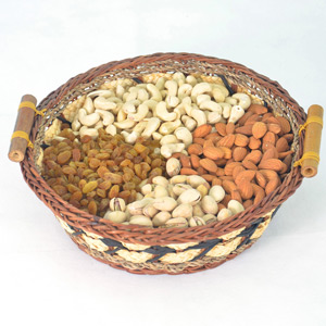 A Basket full of Delectable Dry Fruits
