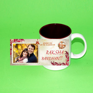 Rakhi Mug for Your Dear Bhaiya Bhabhi