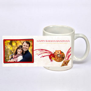 Personalized Bhaiya Bhabhi Rakhi Mug