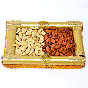 A Tray of Delectable Dry Fruits