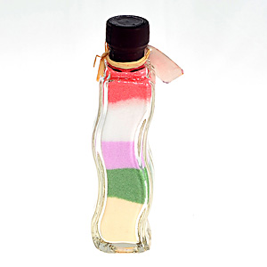 Colourful Decorative Vinegar Wave Bottle