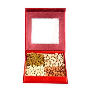 Healthy Dry Fruits in Attractive Red Box