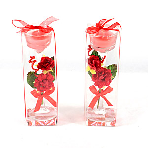 Aromatic Glass Candle with Decorations